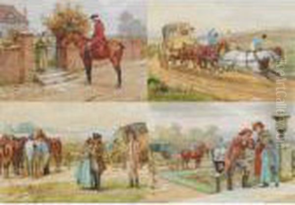 The Elopement Oil Painting by George Goodwin Kilburne