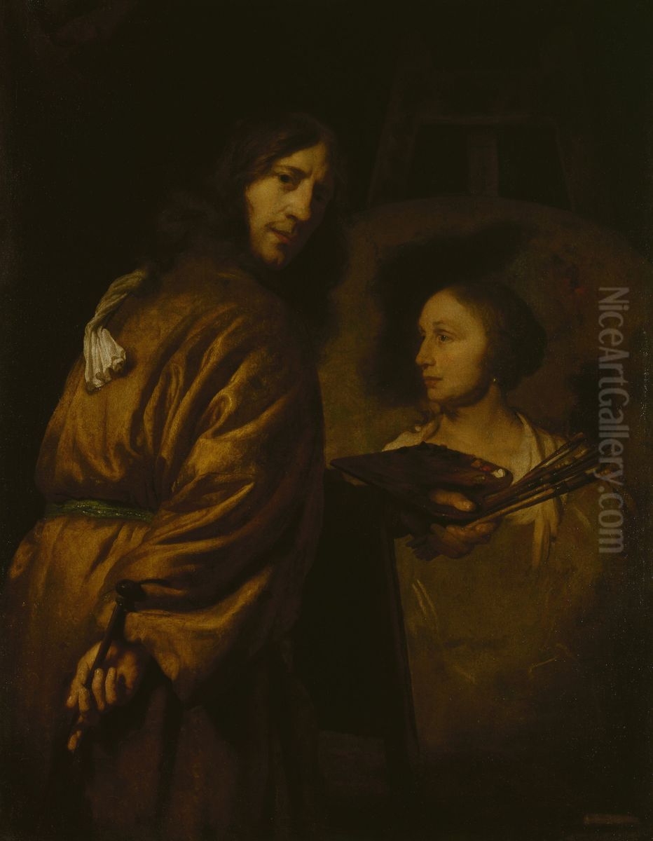 Self-Portrait Oil Painting by Jurgen Ovens