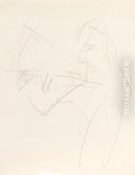 Bogenschutze Oil Painting by Ernst Ludwig Kirchner