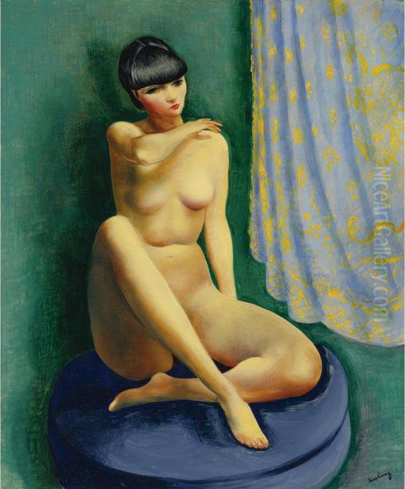 Khera (kiki De Montmartre) Oil Painting by Jean Kisling