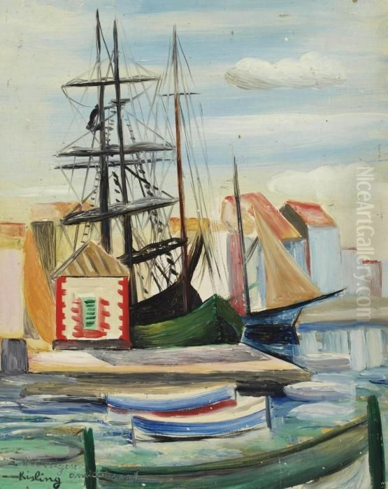 La Cabane Des Douaniers Oil Painting by Jean Kisling