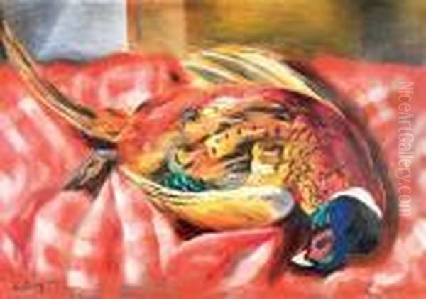 Faisan Oil Painting by Jean Kisling