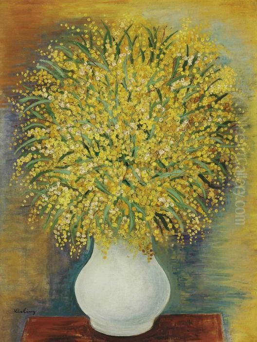Mimosas Oil Painting by Jean Kisling