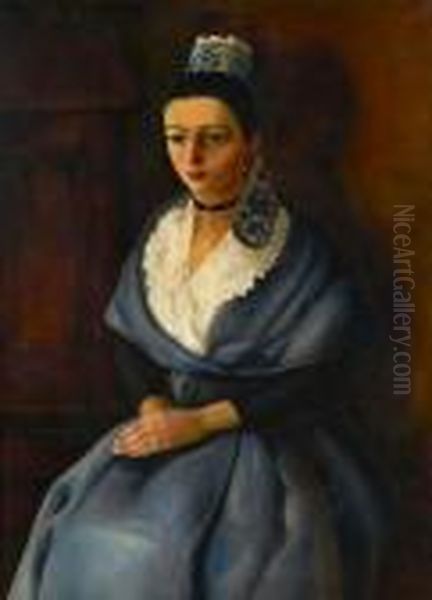 L'arlesienne Oil Painting by Jean Kisling