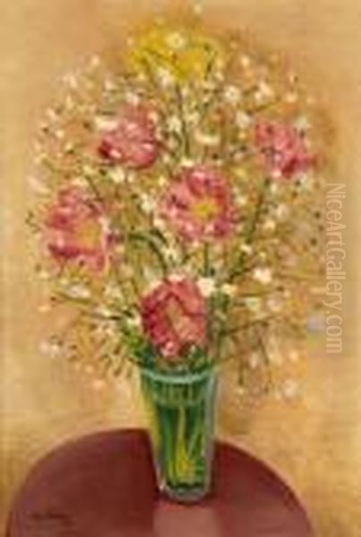 Fleurs Des Champs Oil Painting by Jean Kisling