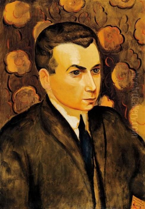 Portrait Of Katznelson Oil Painting by Jean Kisling