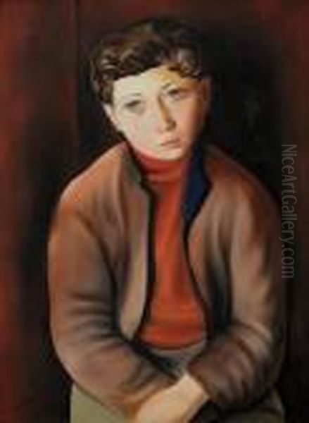 Jeune Breton Oil Painting by Jean Kisling