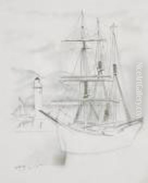 Saint-tropez Oil Painting by Jean Kisling