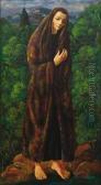 Portrait De Myriam Oil Painting by Jean Kisling