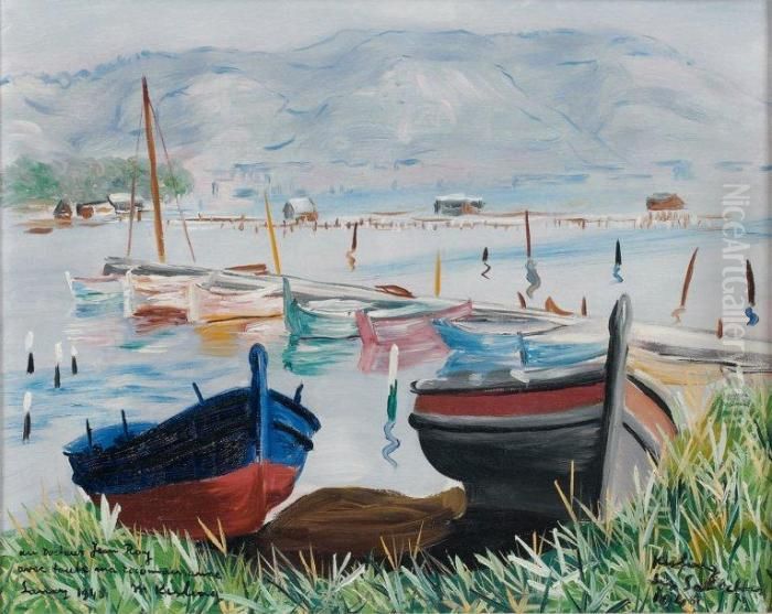 Les Sablettes Oil Painting by Jean Kisling