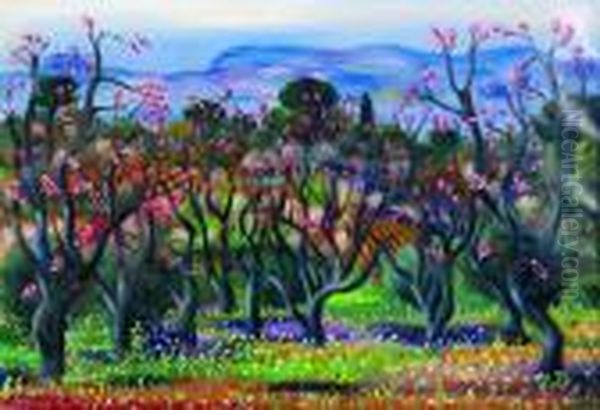 Paysage De Provence Oil Painting by Jean Kisling