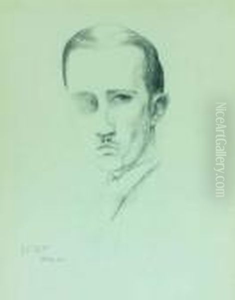 Buste D'homme Oil Painting by Jean Kisling