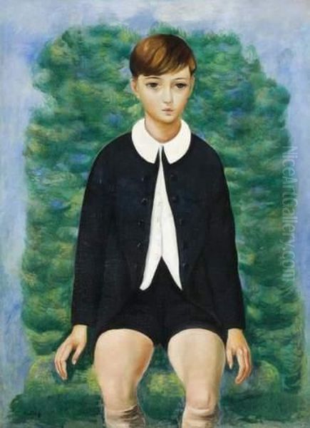 Jeune Garcon Oil Painting by Jean Kisling