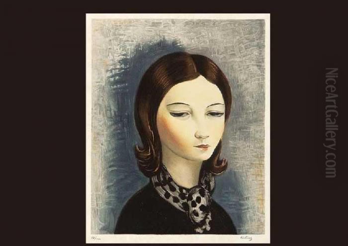 Woman Oil Painting by Jean Kisling
