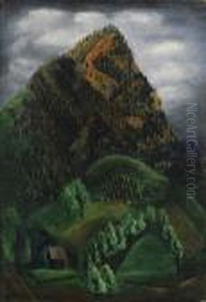 Paysage De Provence Oil Painting by Jean Kisling