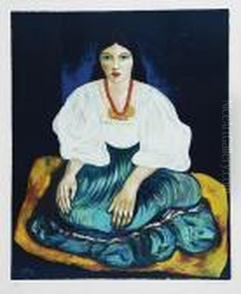 Siedzaca Kobieta Oil Painting by Jean Kisling