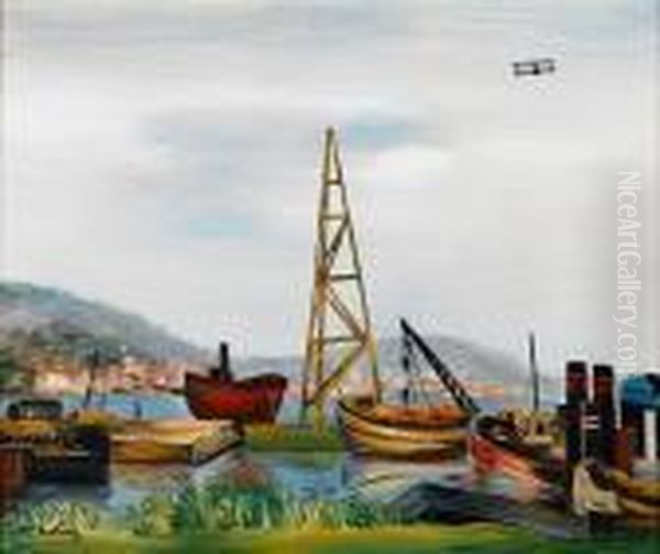 La Seyne Oil Painting by Jean Kisling