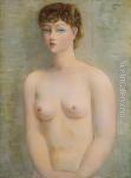 Femme Nue En Buste Oil Painting by Jean Kisling