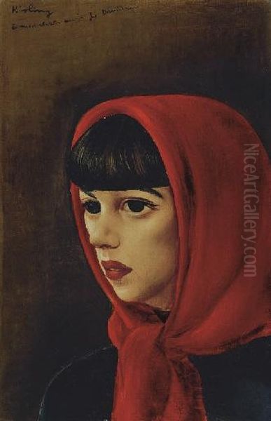 Jeune Femme Oil Painting by Jean Kisling