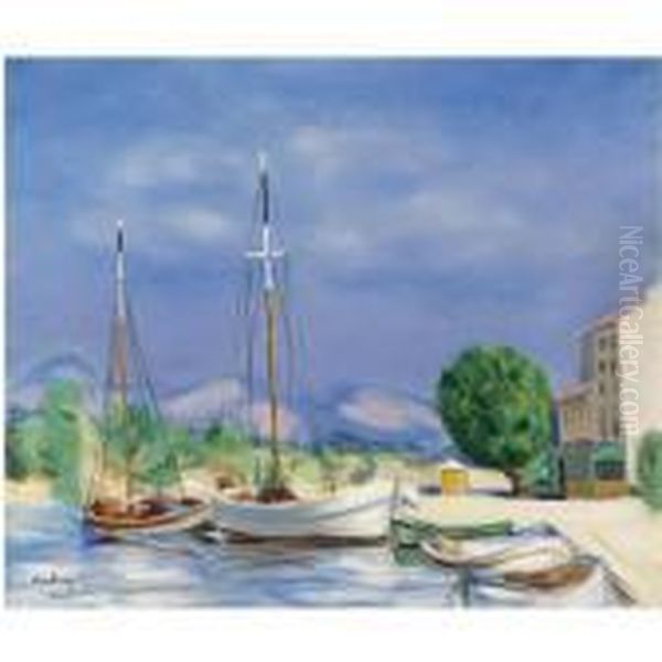 Tamaris Oil Painting by Jean Kisling