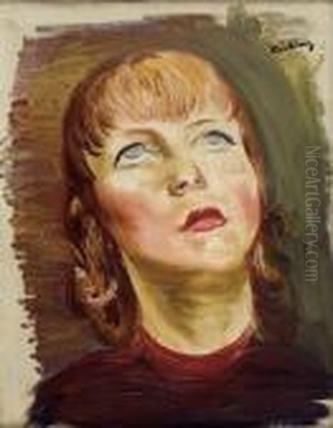 Young Girl Oil Painting by Jean Kisling