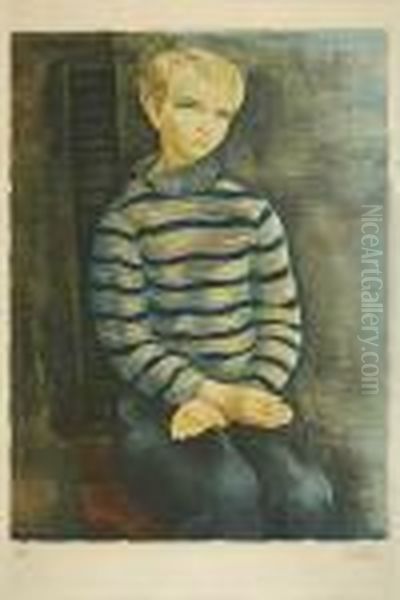Portret Chlopca Oil Painting by Jean Kisling