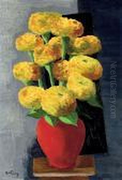 Fleurs Oil Painting by Jean Kisling