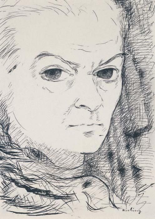 Autoportrait Oil Painting by Jean Kisling