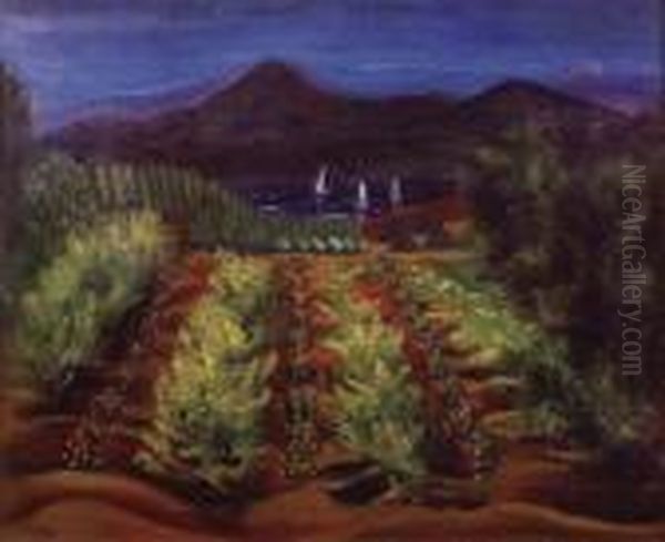 Paysage De Provence Oil Painting by Jean Kisling