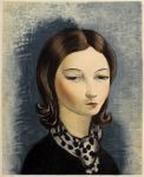 Portret Kobiety Oil Painting by Jean Kisling
