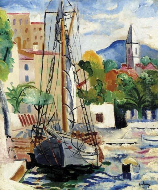 Cassis Oil Painting by Jean Kisling