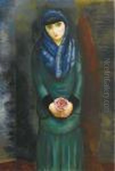 Au Coin D'une Rue Oil Painting by Jean Kisling