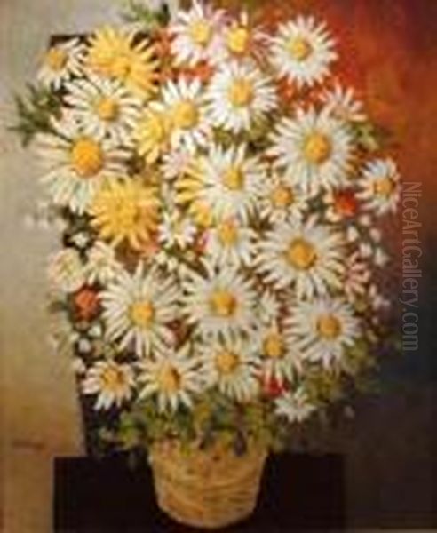 Bouquet De Fleurs Oil Painting by Jean Kisling