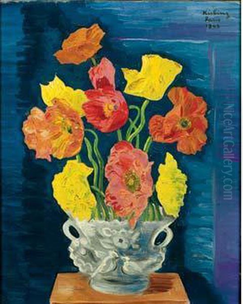 Pavots Oil Painting by Jean Kisling