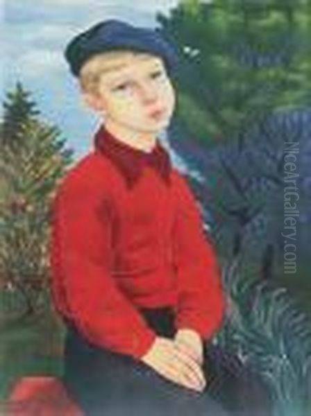 Chlopiec Oil Painting by Jean Kisling