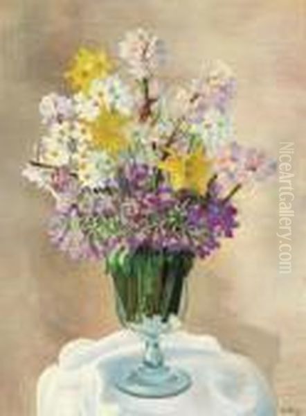 Bouquet Varie Oil Painting by Jean Kisling