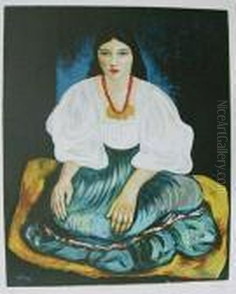 Portret Dziewczyny Oil Painting by Jean Kisling