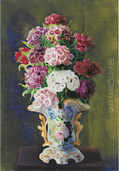 OEuillets De Poete Oil Painting by Jean Kisling