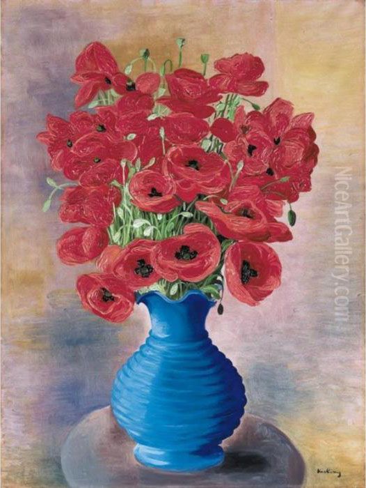 Coquelicots Oil Painting by Jean Kisling