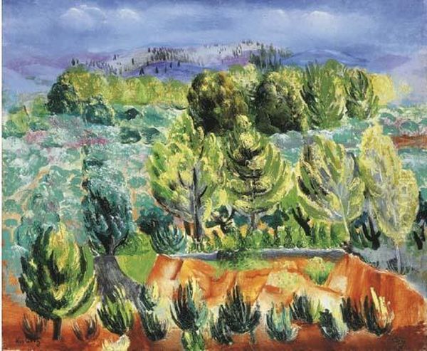 Paysage Du Midi Oil Painting by Jean Kisling