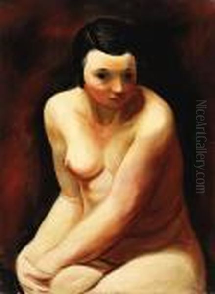 Kisling, M. Oil Painting by Jean Kisling