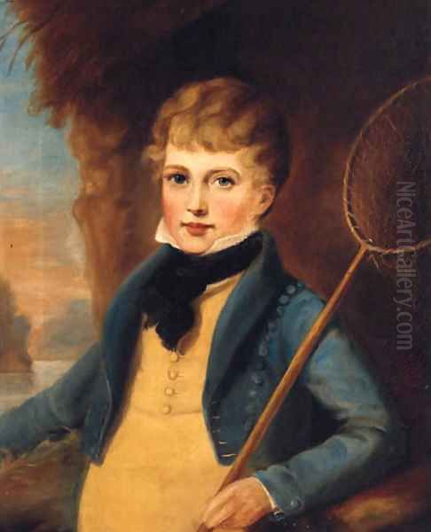 Portrait Of A Boy Oil Painting by William Owen