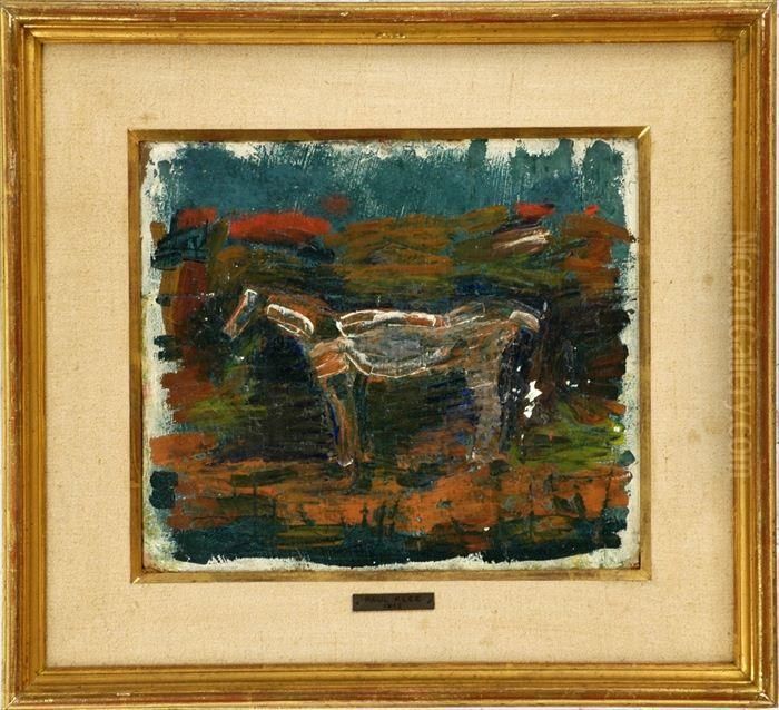 Horse Oil Painting by Paul Klee