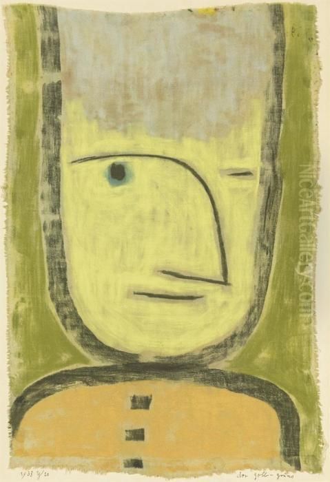 Der Gelb-grune Oil Painting by Paul Klee