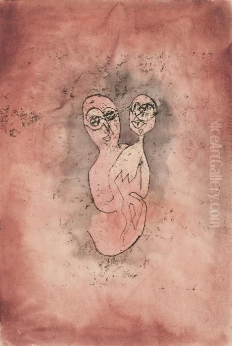 Madonna Oil Painting by Paul Klee