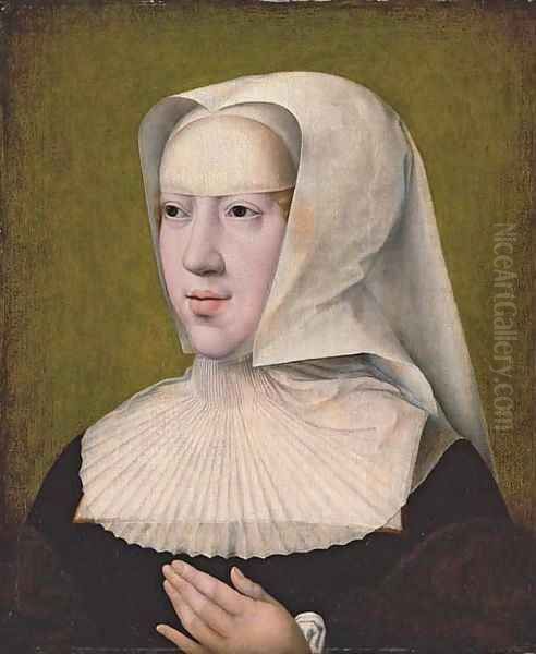 Portrait of the Archduchess Margaret of Austria (1480-1530) Oil Painting by Orley, Bernard van