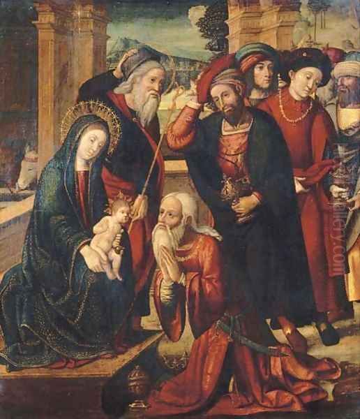 The Adoration of the Magi 2 Oil Painting by Orley, Bernard van