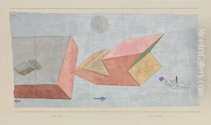 Kurze Seereise Oil Painting by Paul Klee