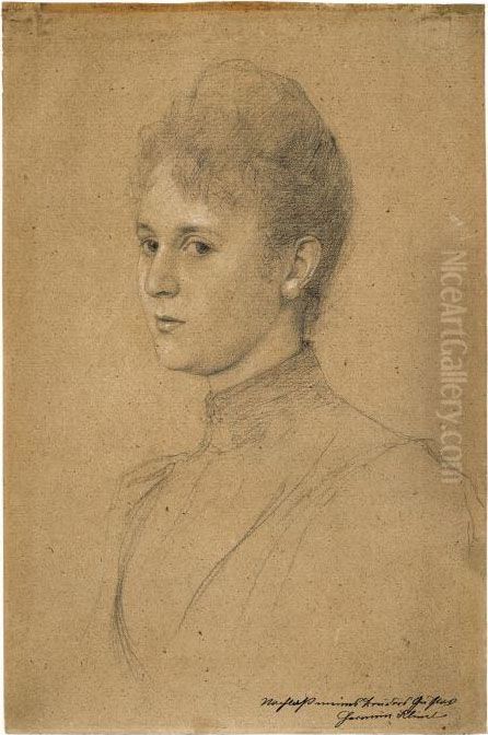 Frau Heymann Oil Painting by Gustav Klimt