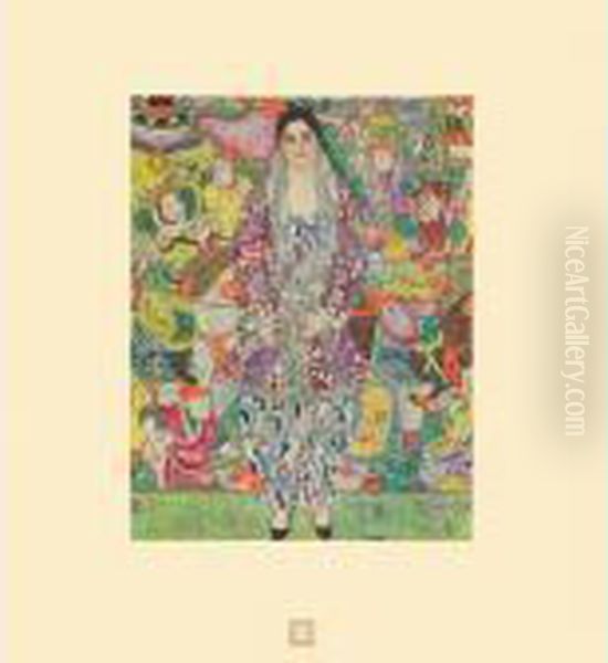 Portrait Of Marie Beer Oil Painting by Gustav Klimt